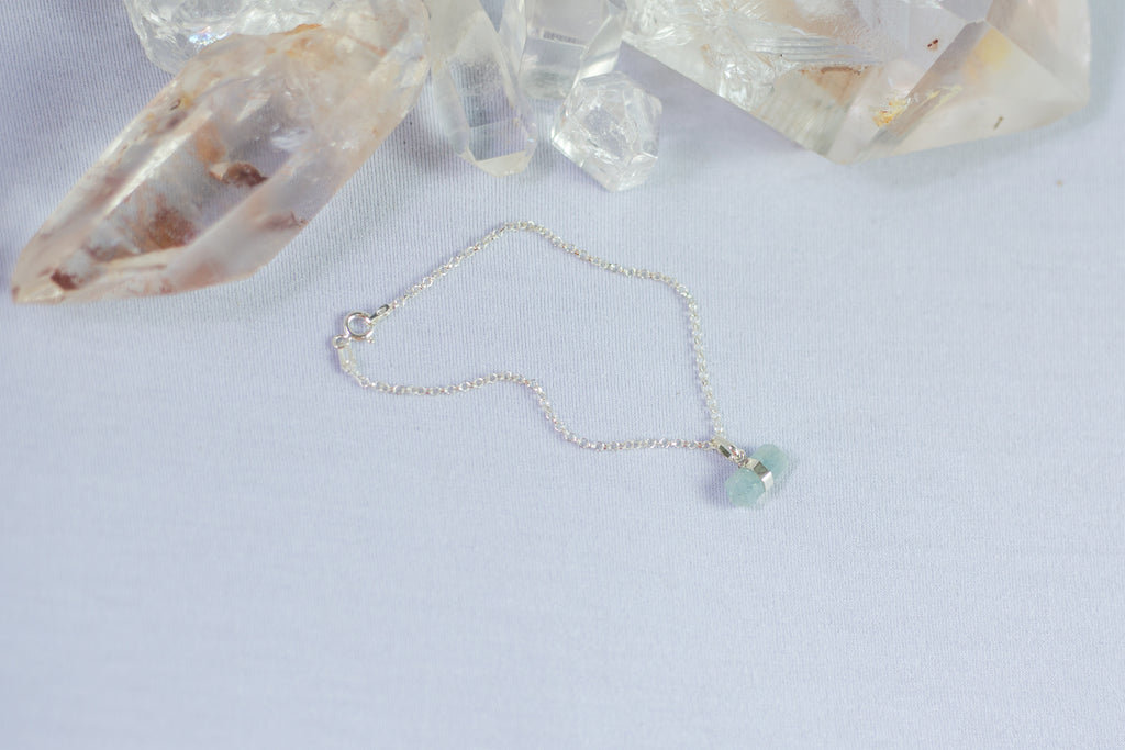 Pulseira Água Marinha Prata 925 image 3
