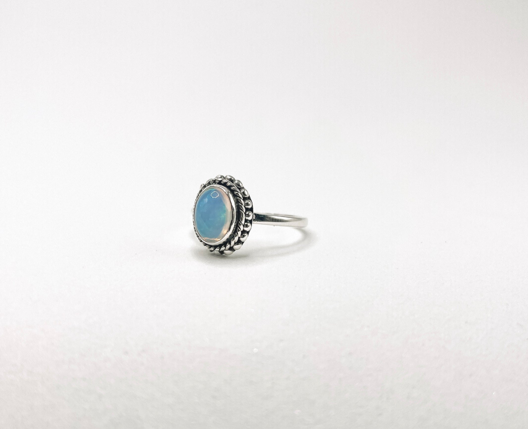 Anel Opala Etíope Prata 925 image 3