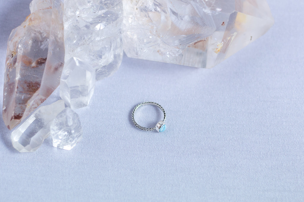 Anel Larimar Prata 925 image 7