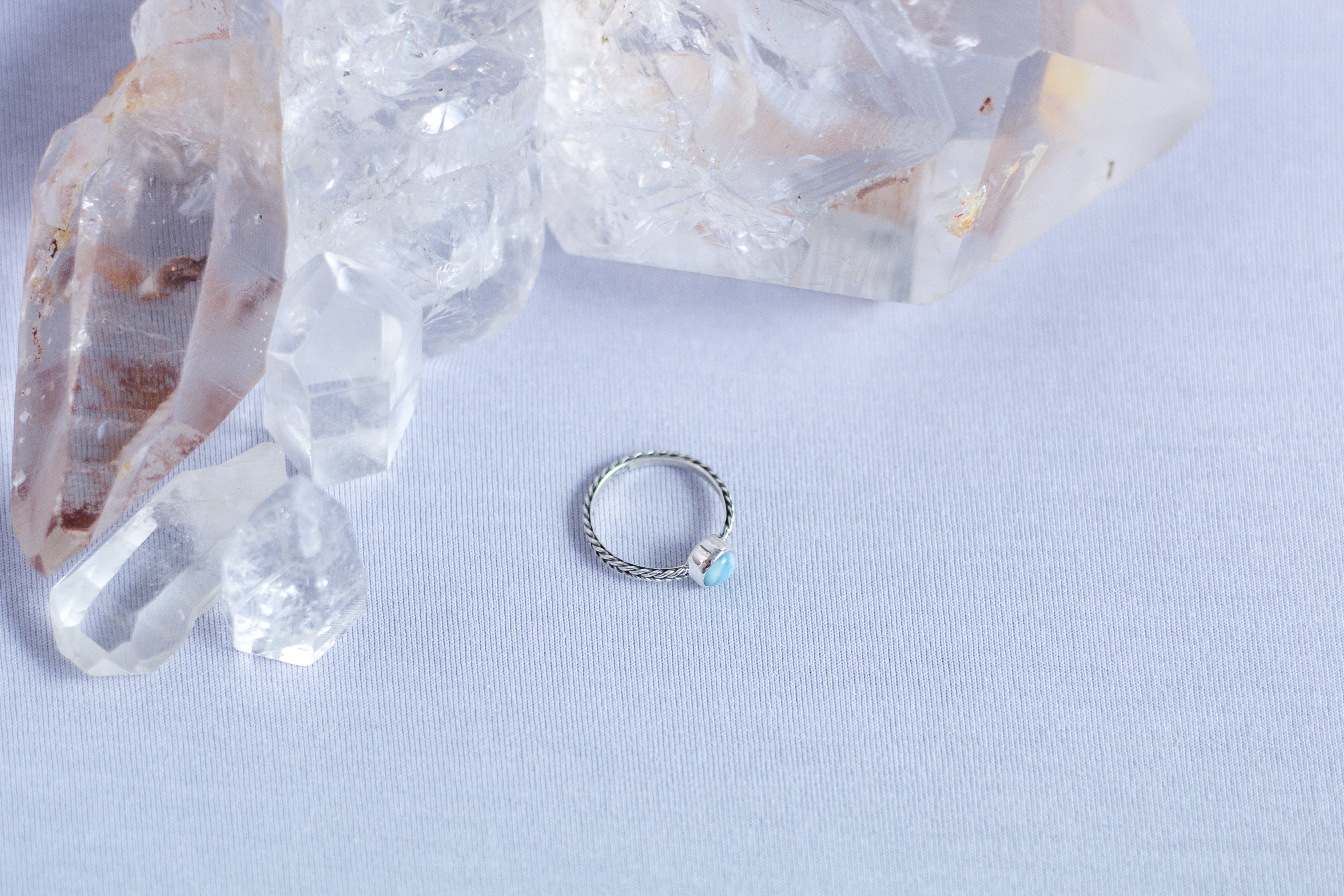 Anel Larimar Prata 925 image 7