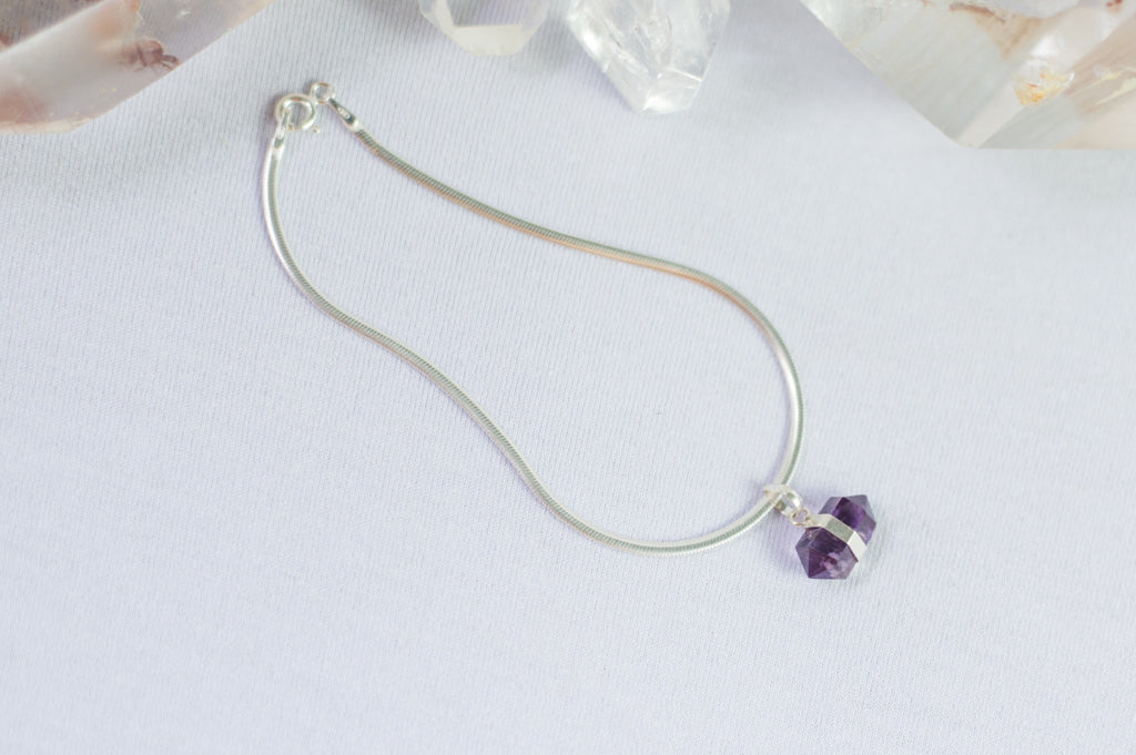 Pulseira Ametista Prata 925 image 0