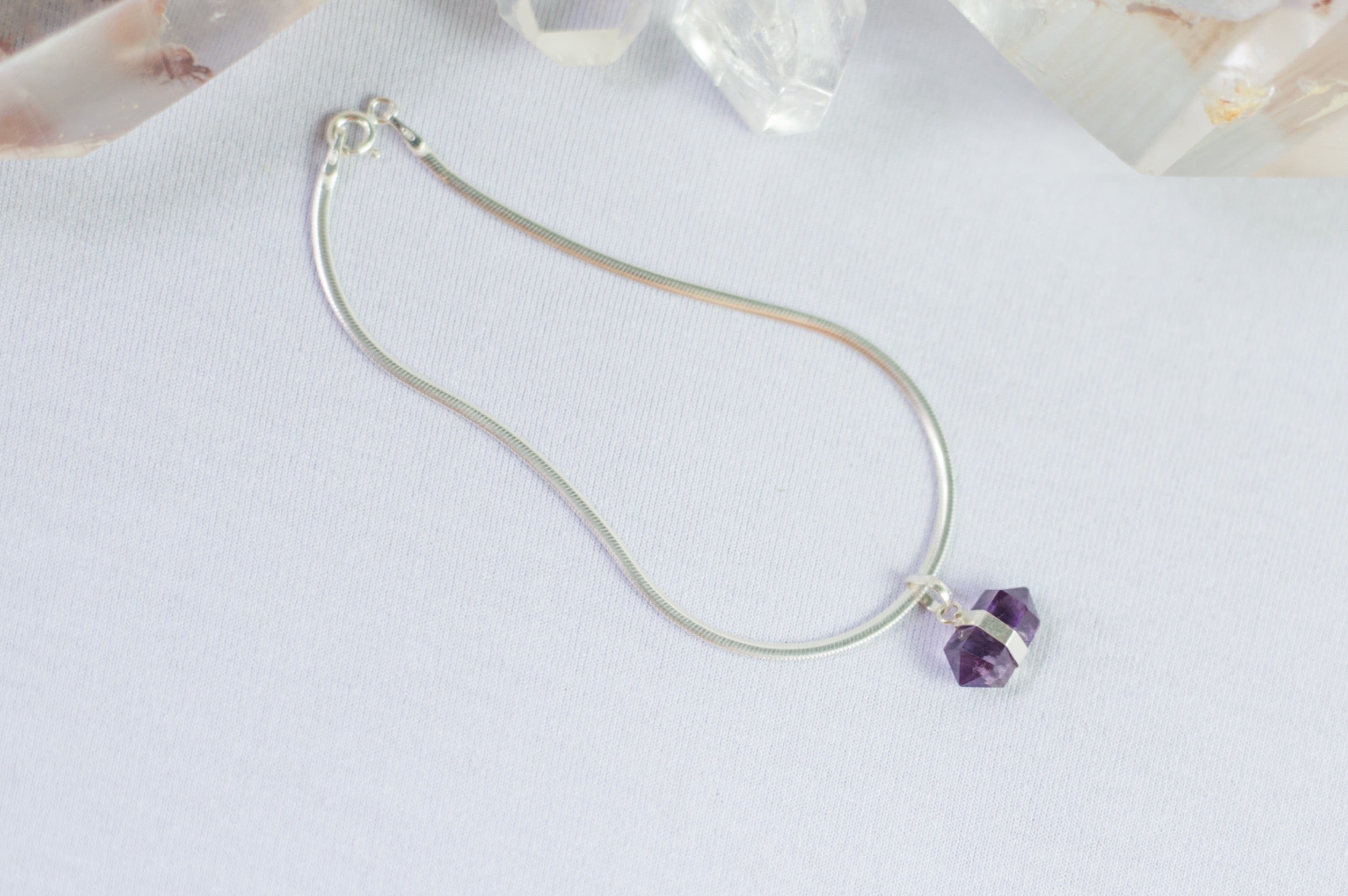 Pulseira Ametista Prata 925 image 0