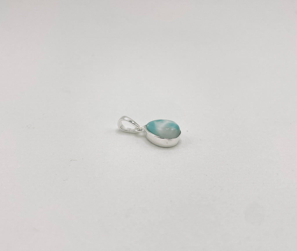 Pingente Larimar Gota Prata 925 image 2