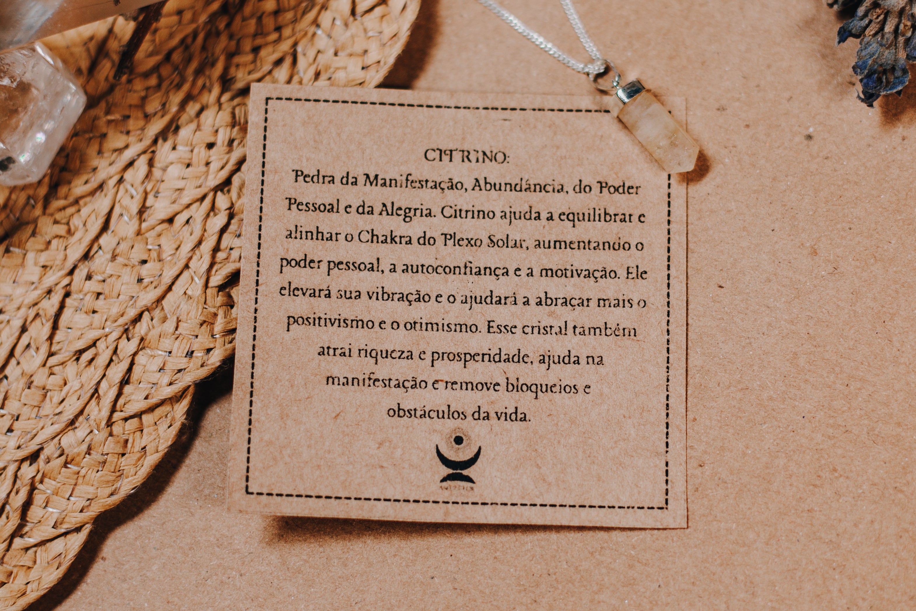Colar Citrino Ponta Prata 925 image 1