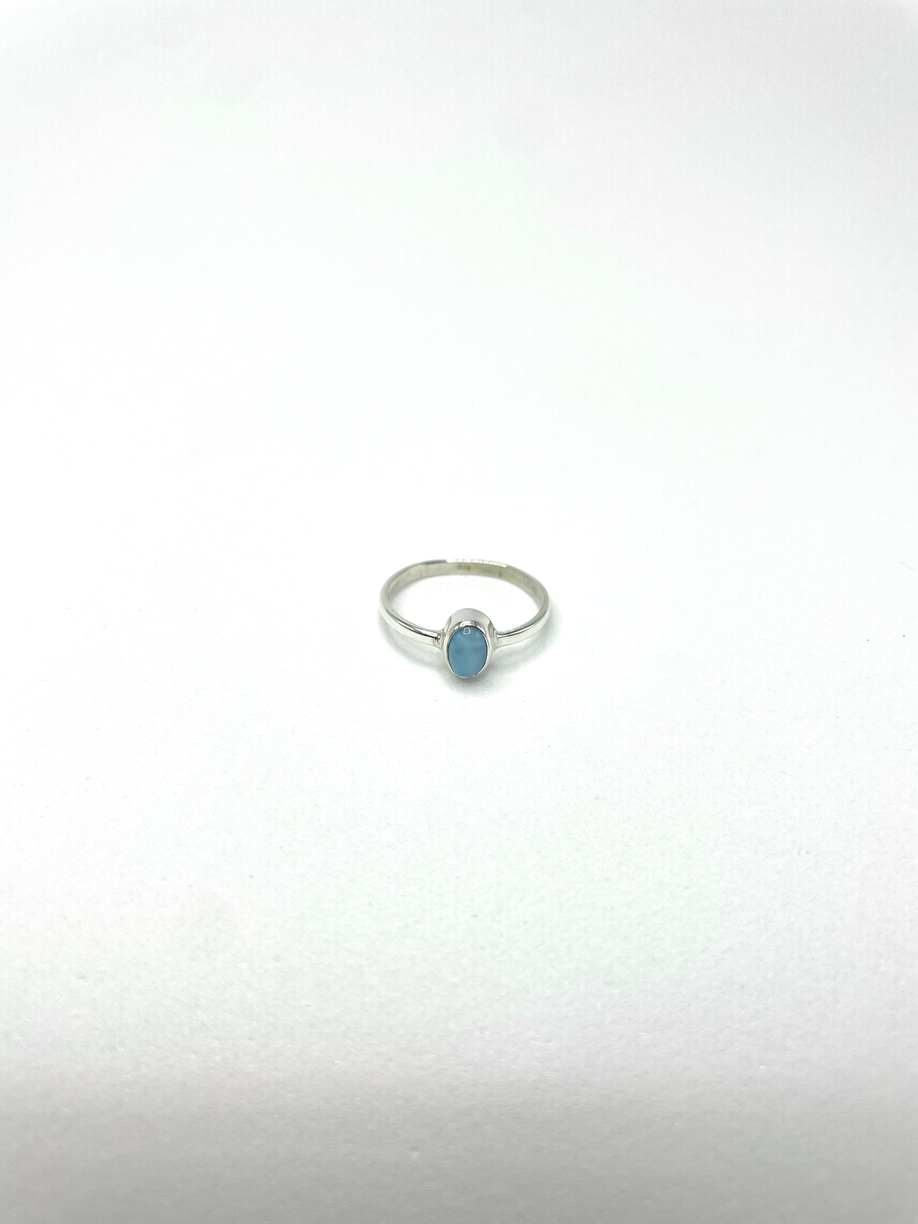 Anel Larimar Prata 925 image 4