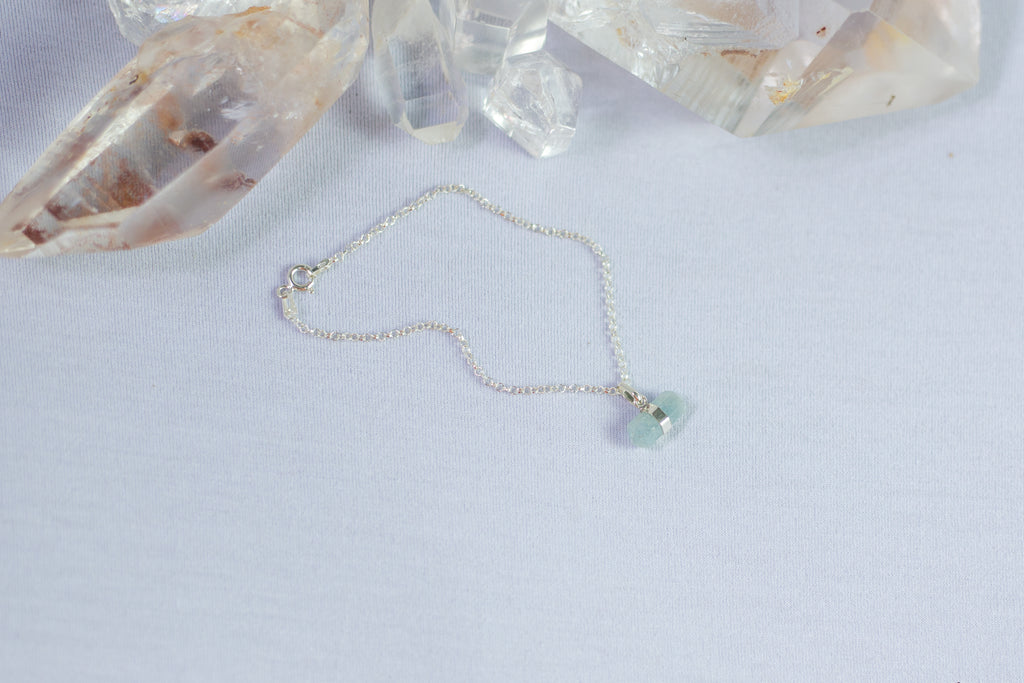 Pulseira Água Marinha Prata 925 image 6