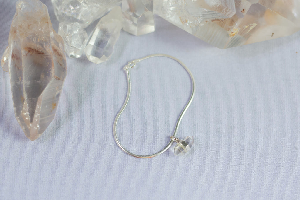 Pulseira Quartzo Transparente Prata 925 image 3