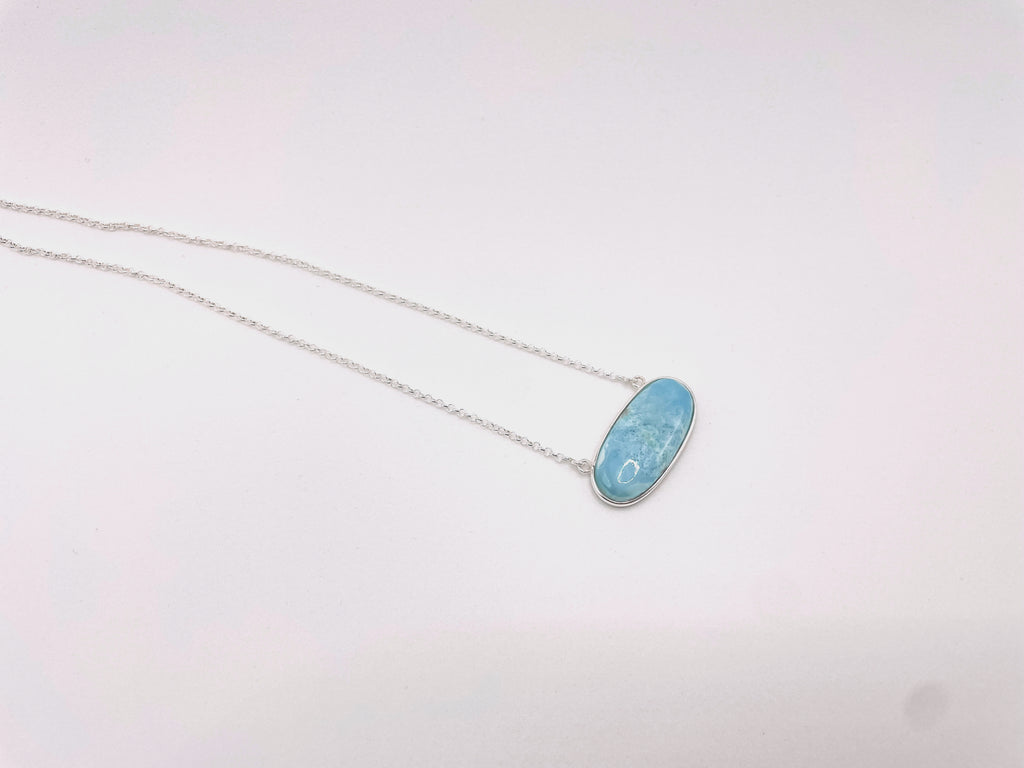 Colar Larimar Prata 925 image 4