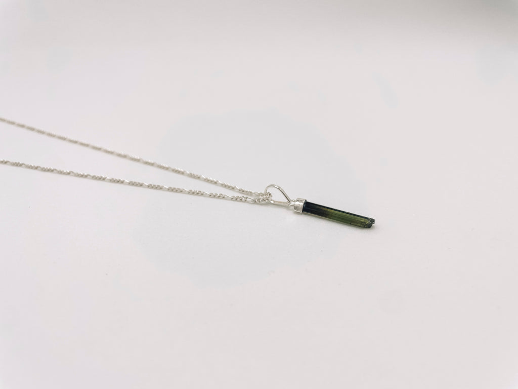 Colar Turmalina Verde Prata 925 image 4