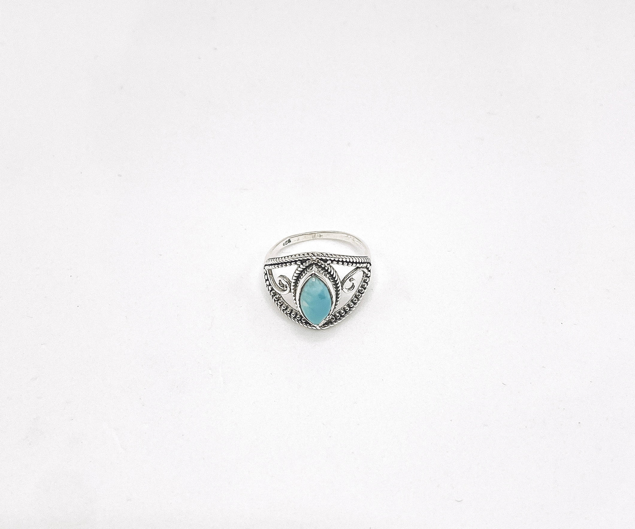 Anel Larimar Prata 925 image 4