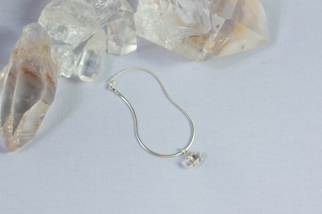 Pulseira Quartzo Transparente Prata 925 image 6