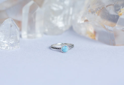 Anel Larimar Prata 925 image 0