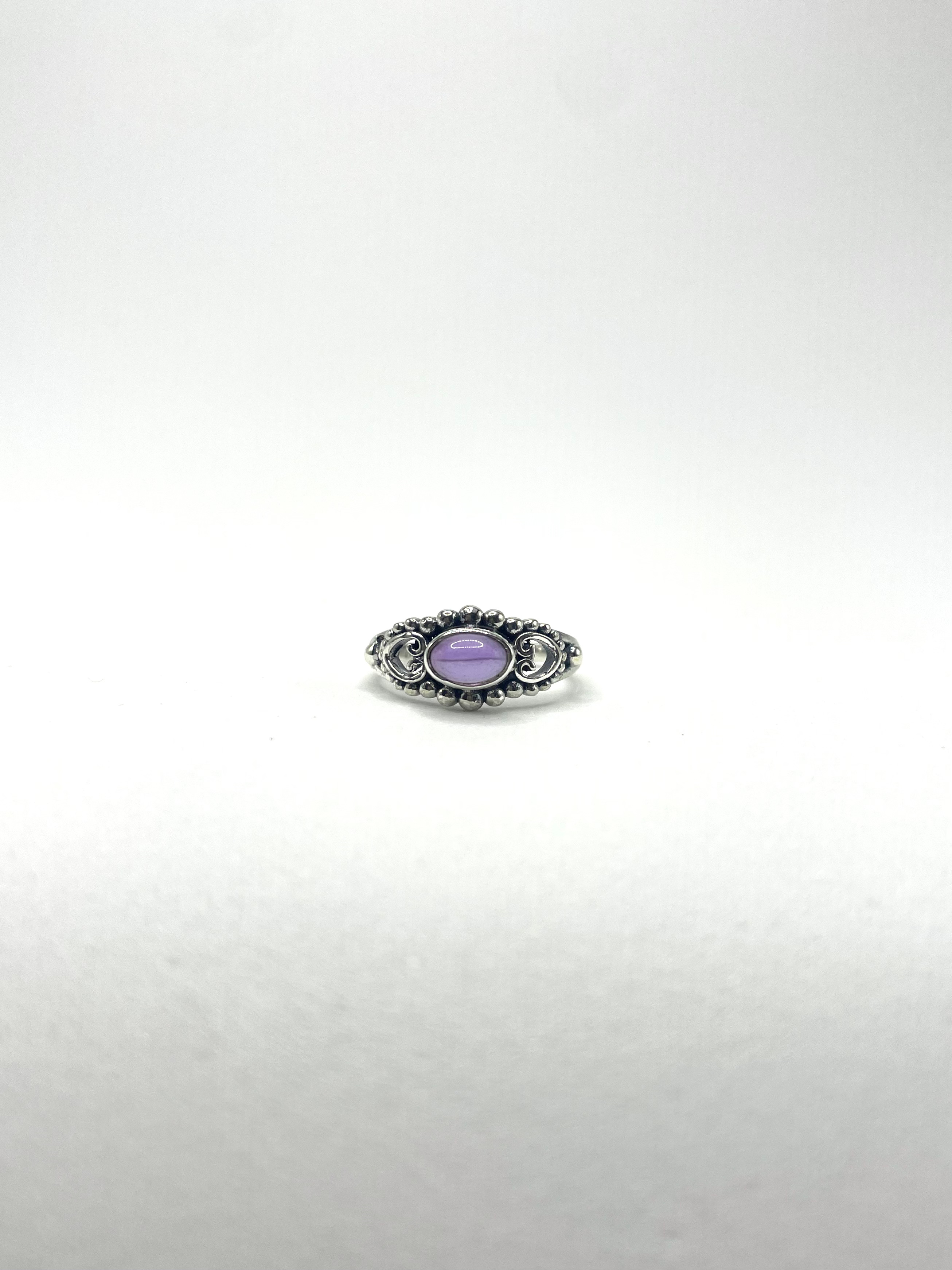 Anel Ametista Boho Prata 925 image 3
