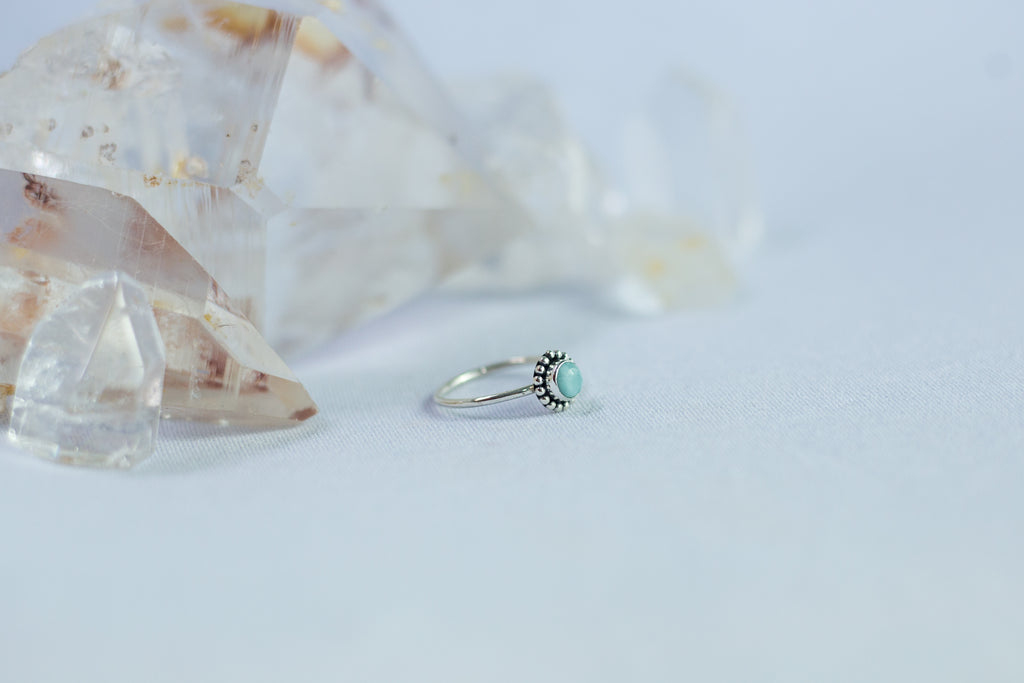 Anel Larimar Prata 925 image 8