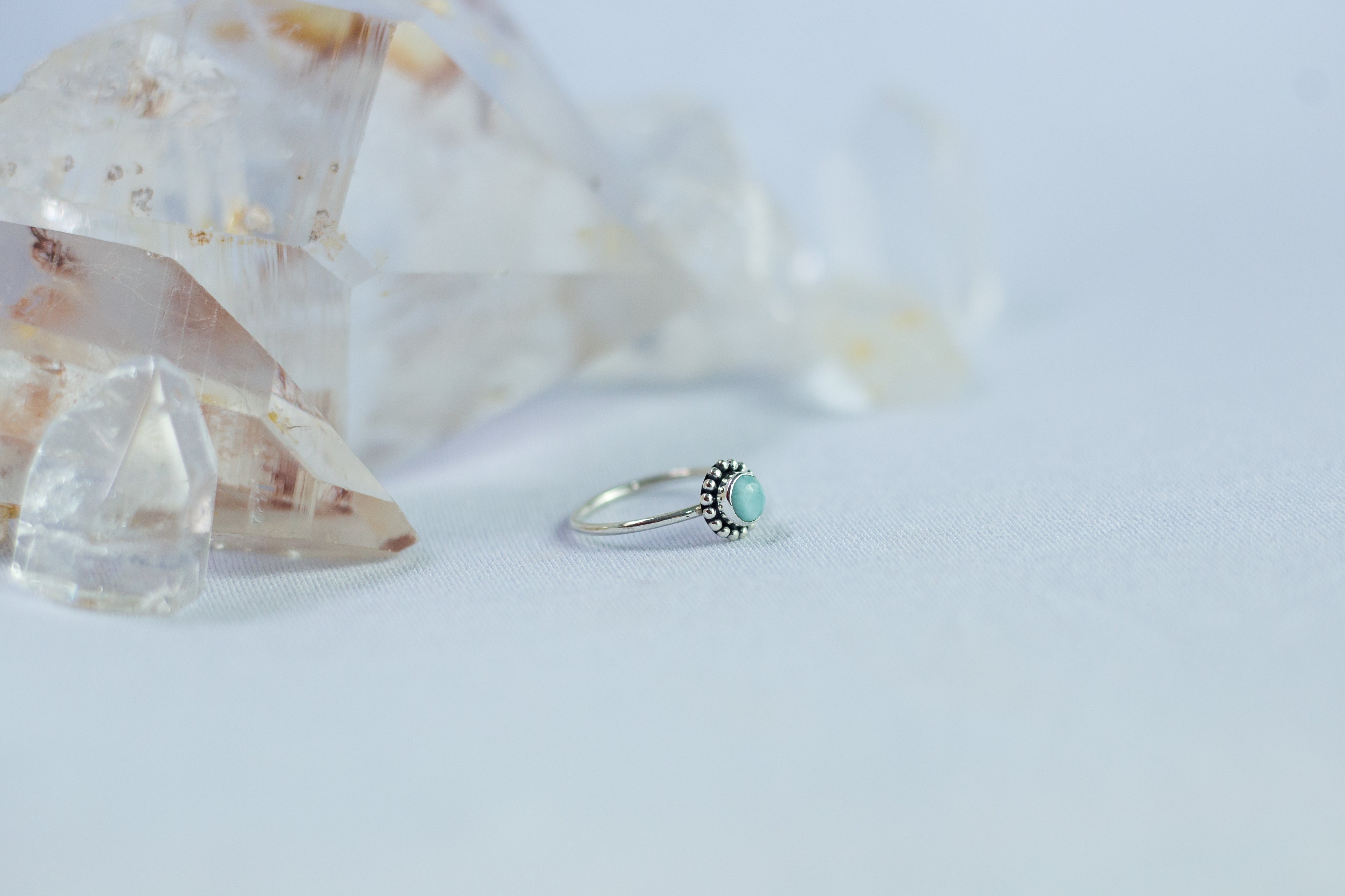 Anel Larimar Prata 925 image 8