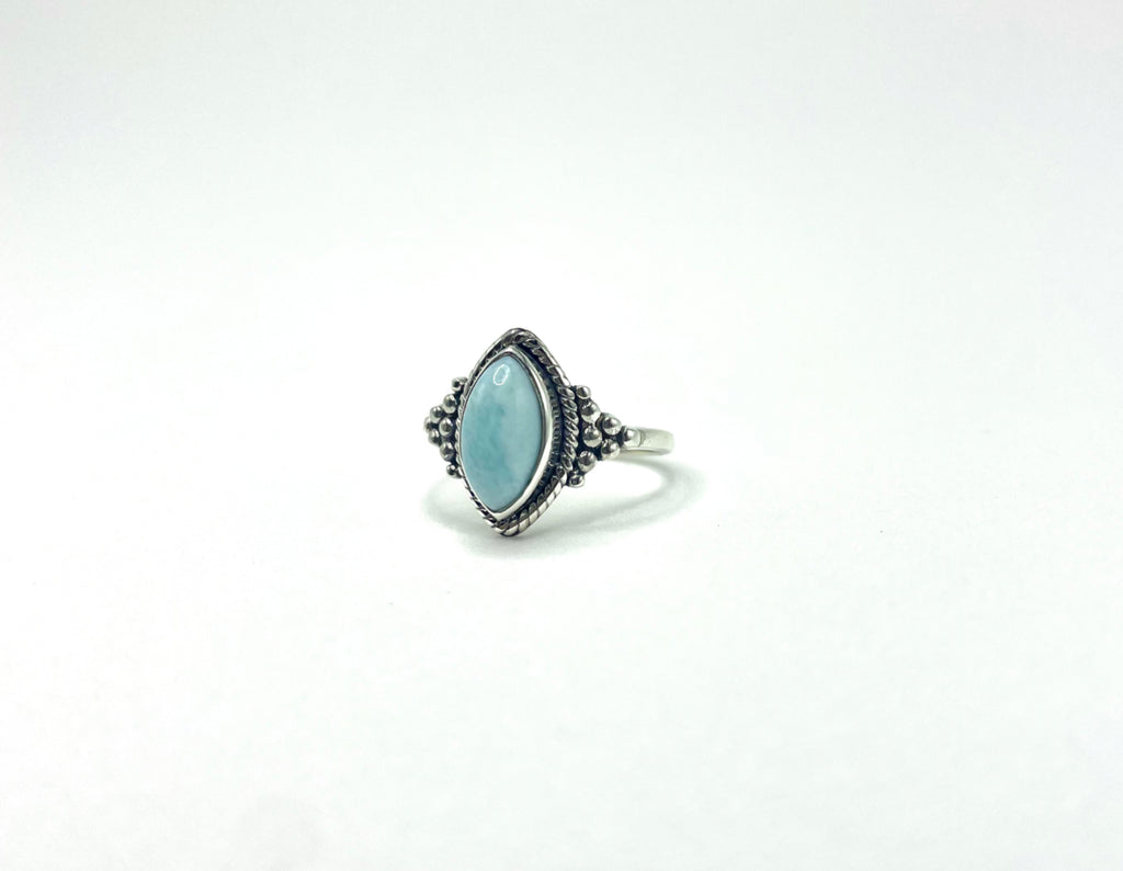 Anel Larimar Prata 925 image 0