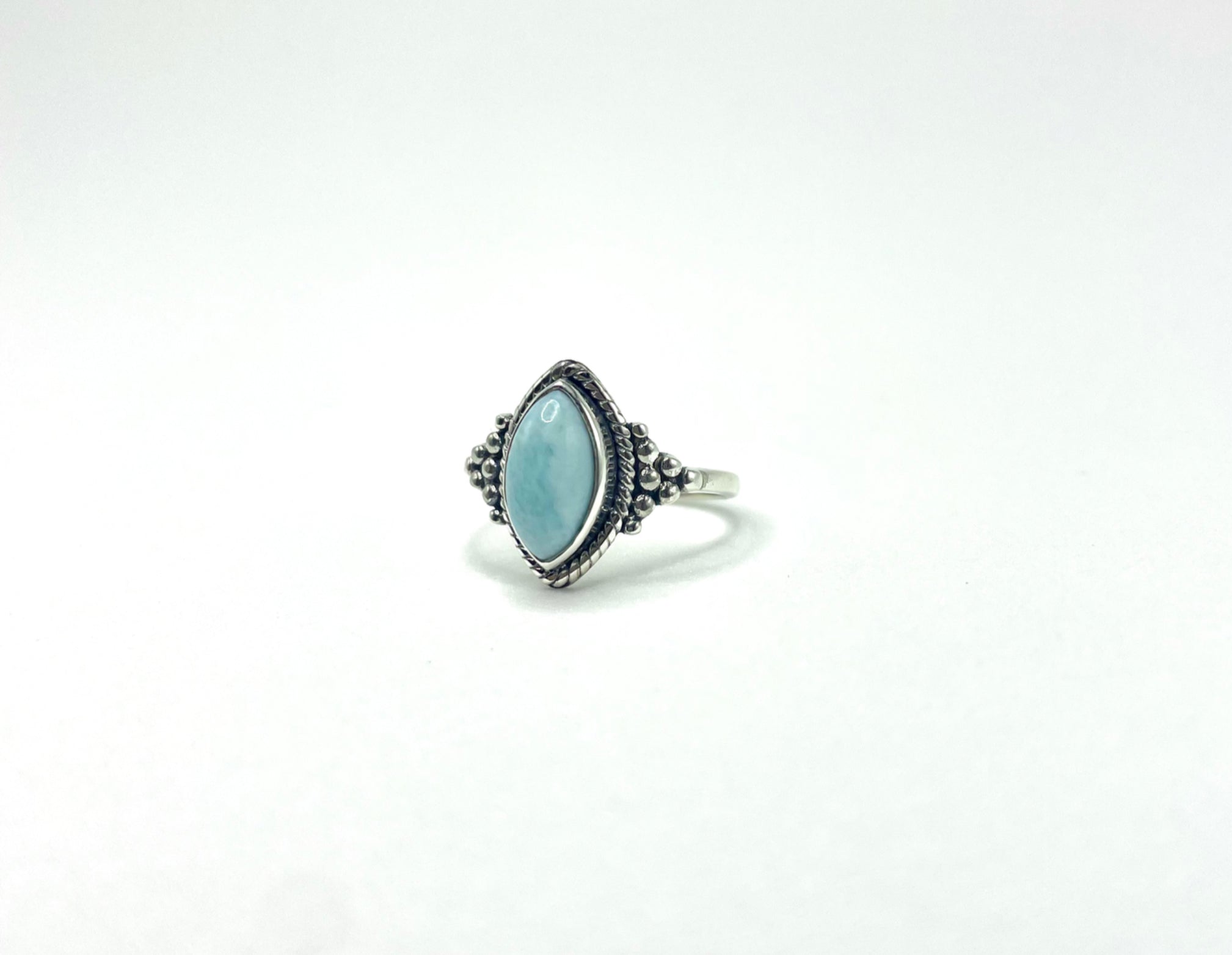 Anel Larimar Prata 925 image 0