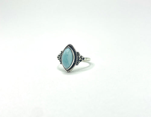 Anel Larimar Prata 925 image 0