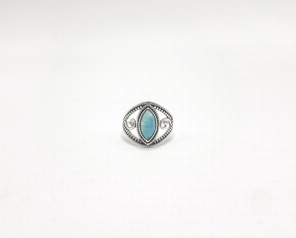 Anel Larimar Prata 925 image 0