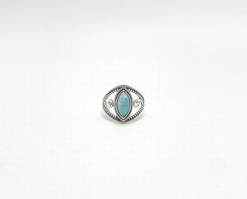 Anel Larimar Prata 925 image 0
