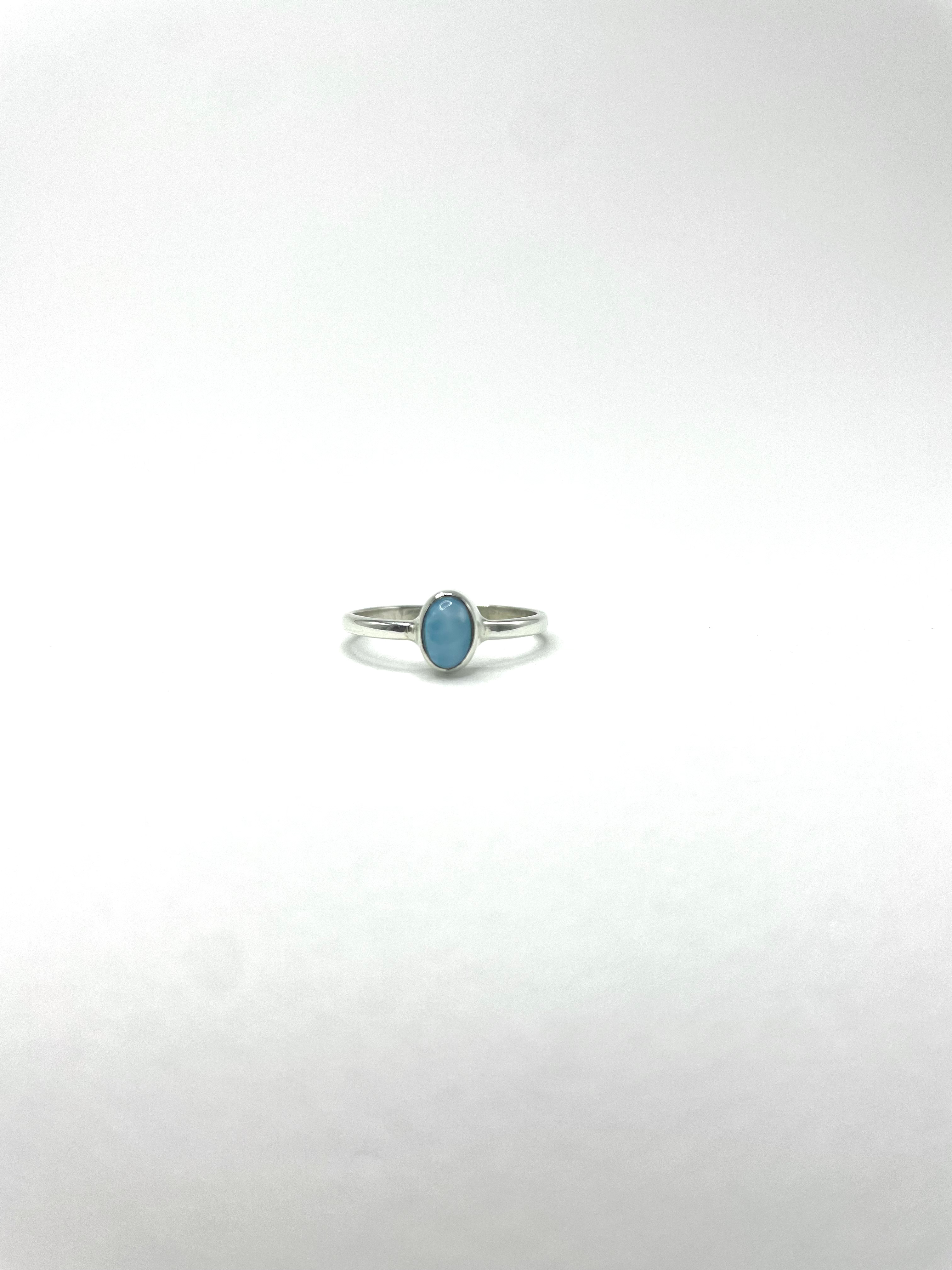 Anel Larimar Prata 925 image 2