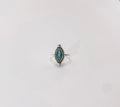 Anel Labradorita Marquise Prata 925