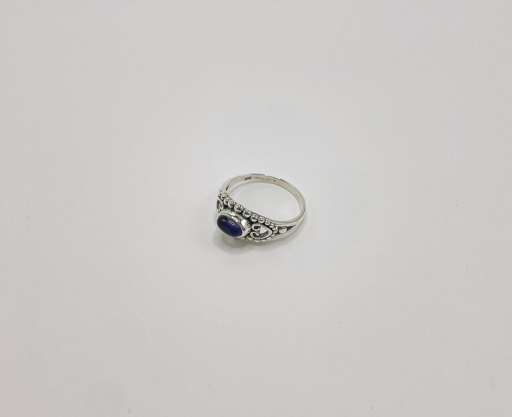 Anel Ametista Boho Prata 925