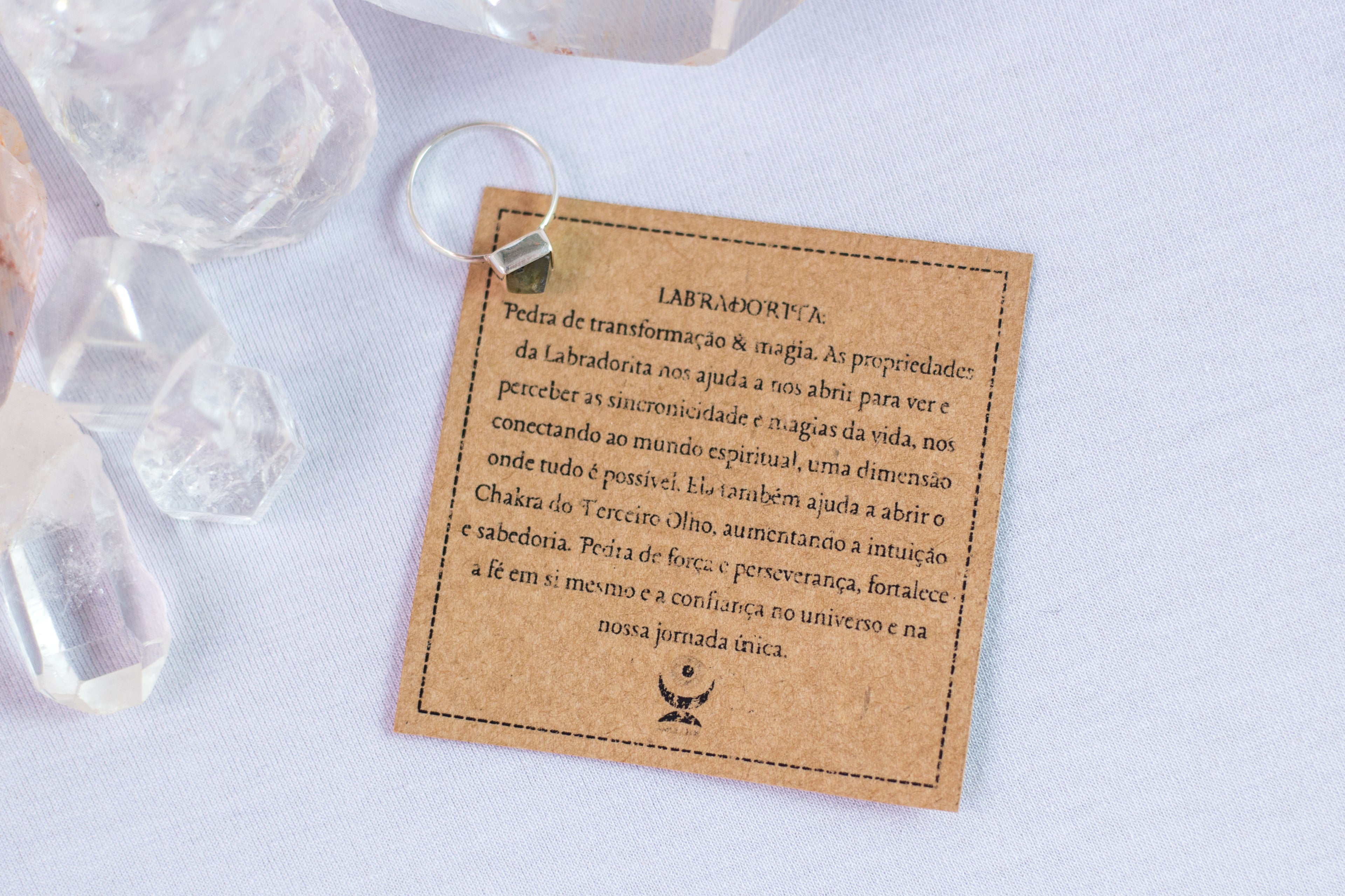 Anel Labradorita Prata 925 image 3