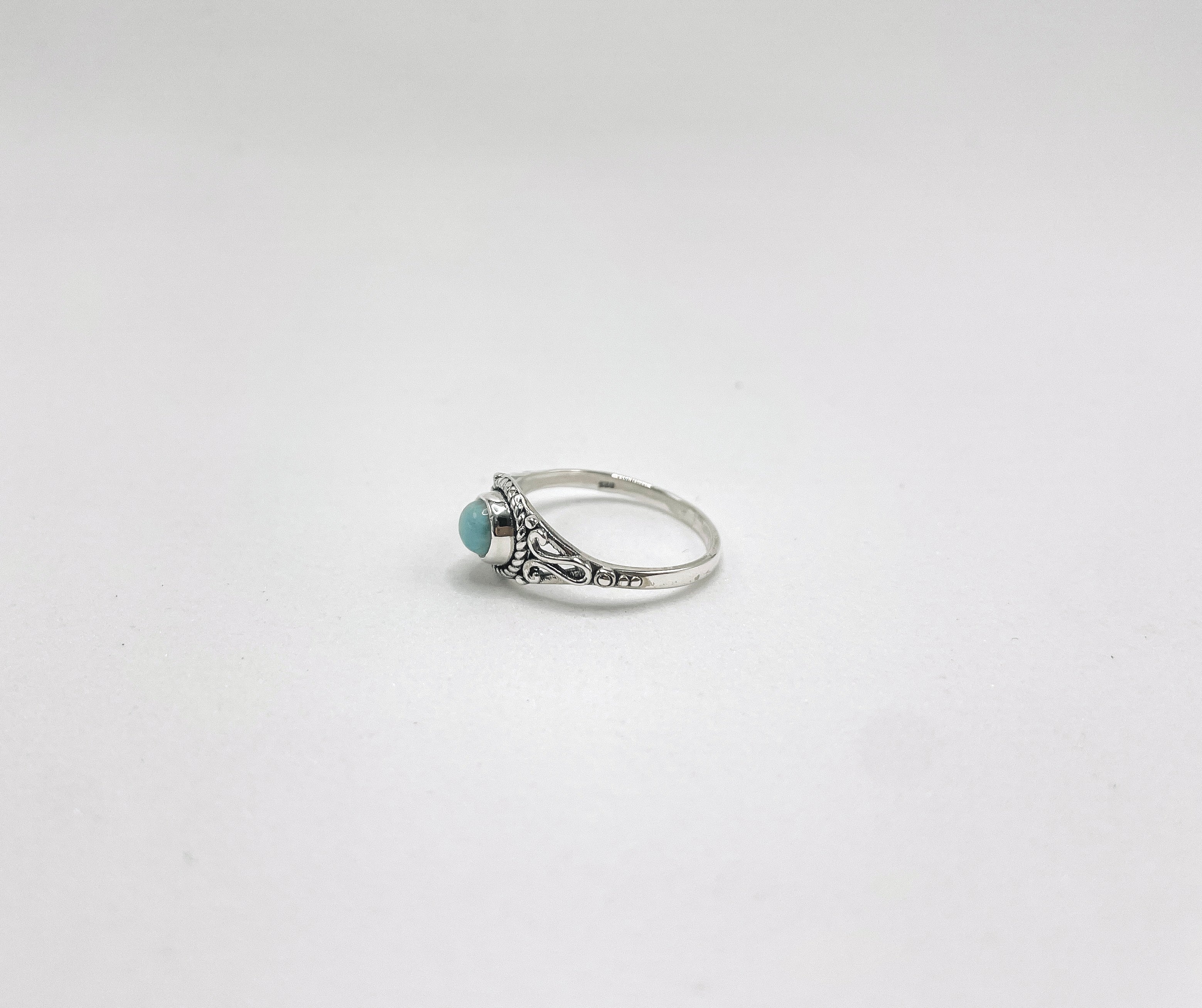 Anel Larimar Boho Prata 925 image 3