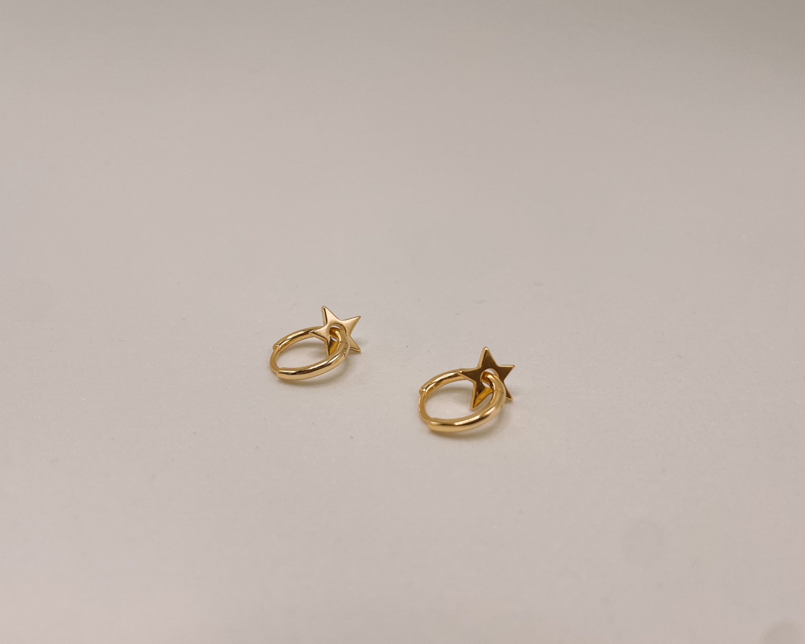 Brinco Argola com Estrela Prata 925 ou Dourado image 3