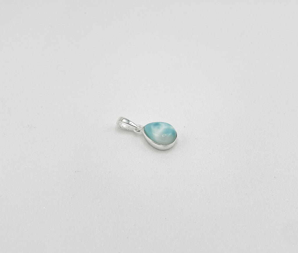 Pingente Larimar Gota Prata 925 image 0