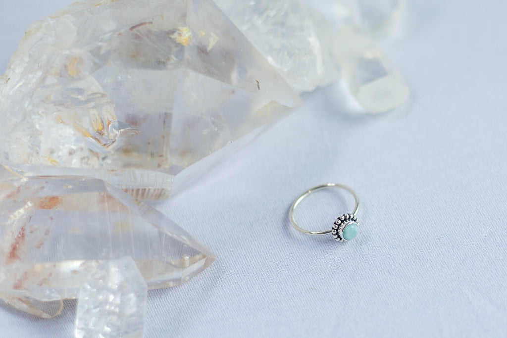 Anel Larimar Prata 925 image 7