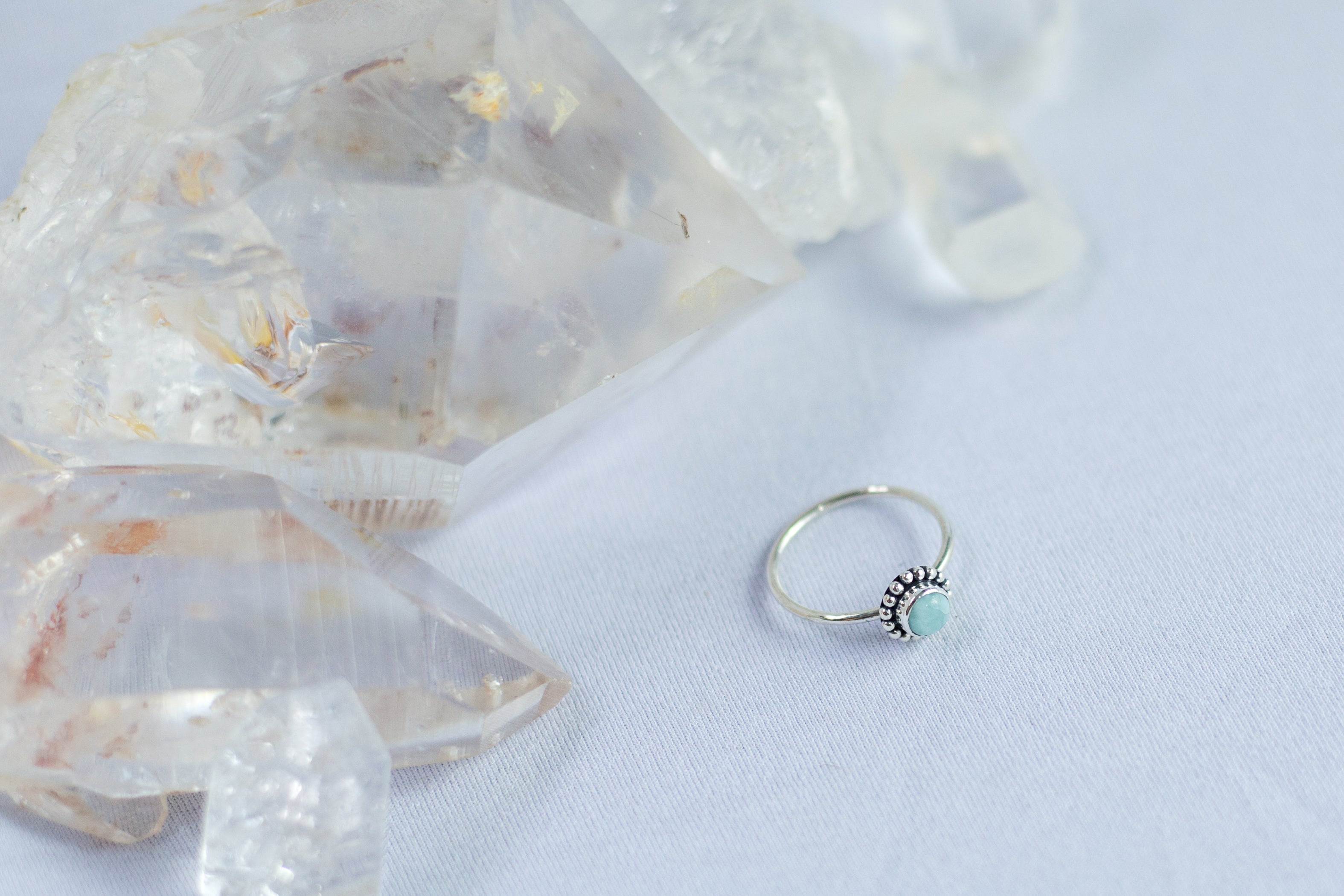 Anel Larimar Prata 925 image 7