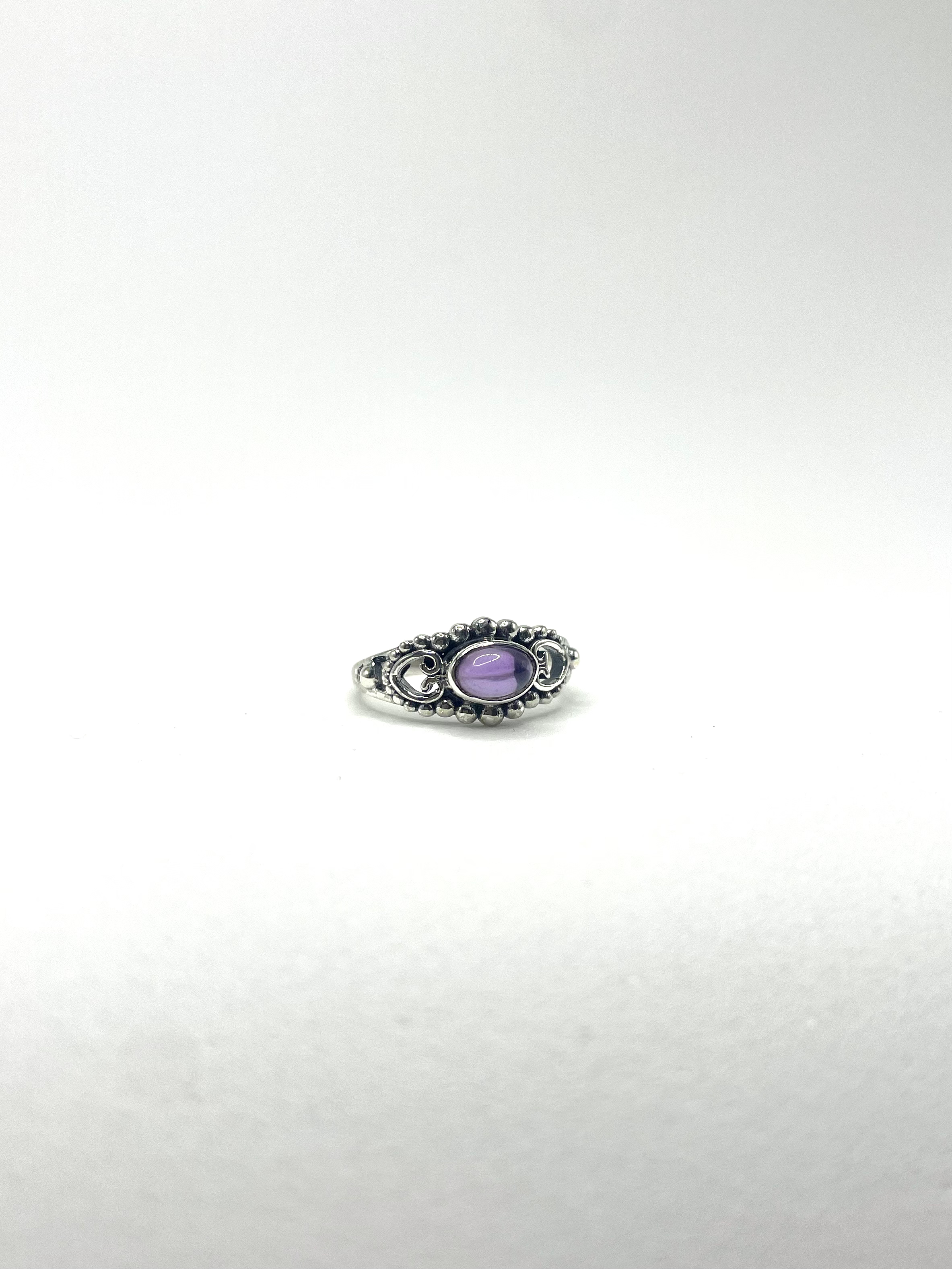 Anel Ametista Boho Prata 925 image 2