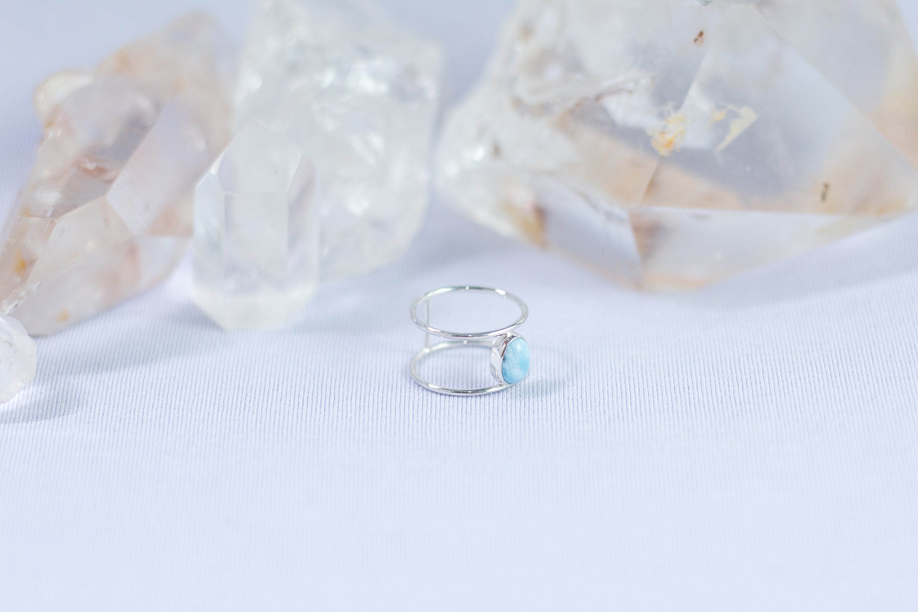 Anel Larimar Prata 925 image 4