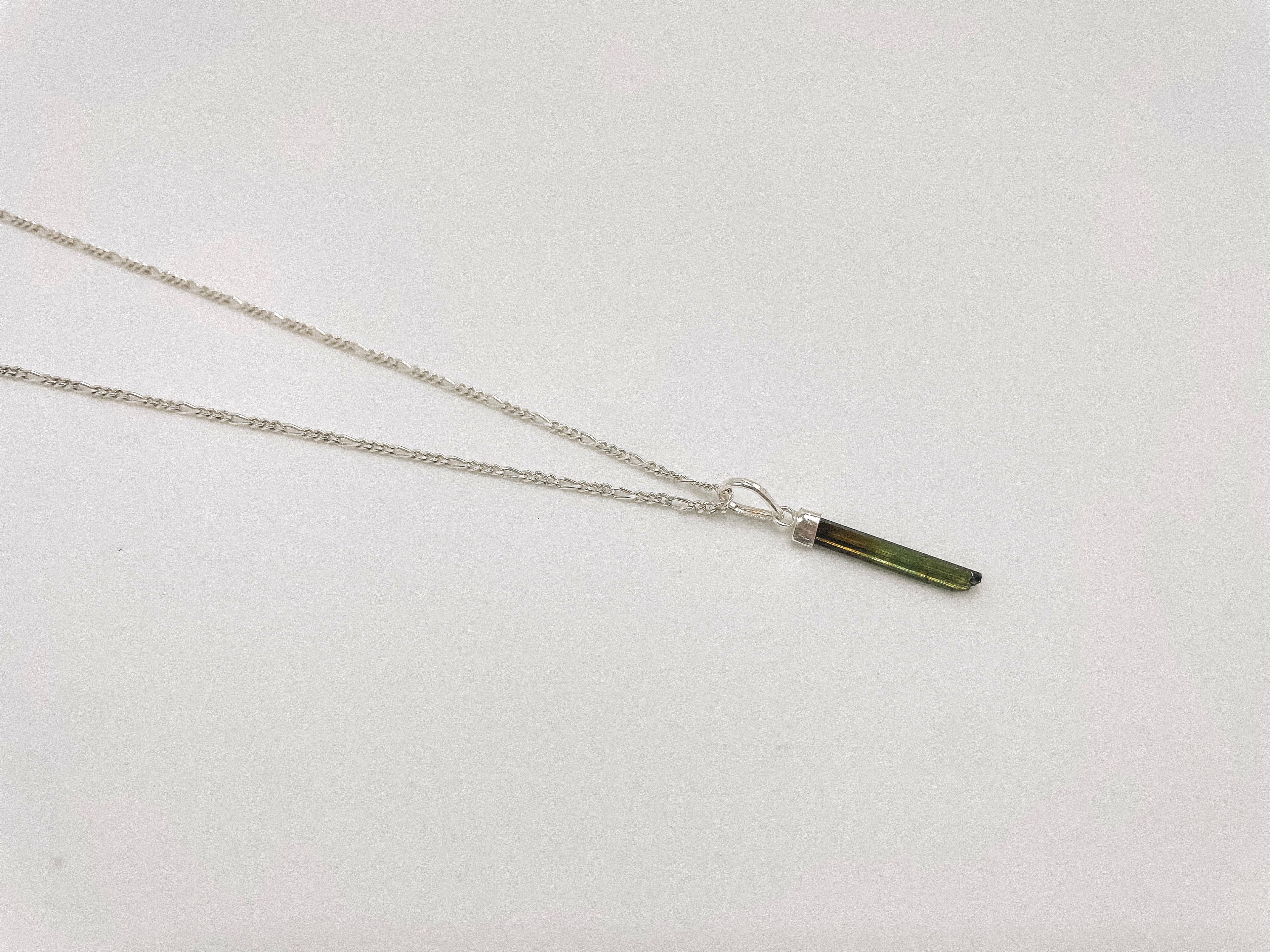 Colar Turmalina Verde Prata 925 image 0
