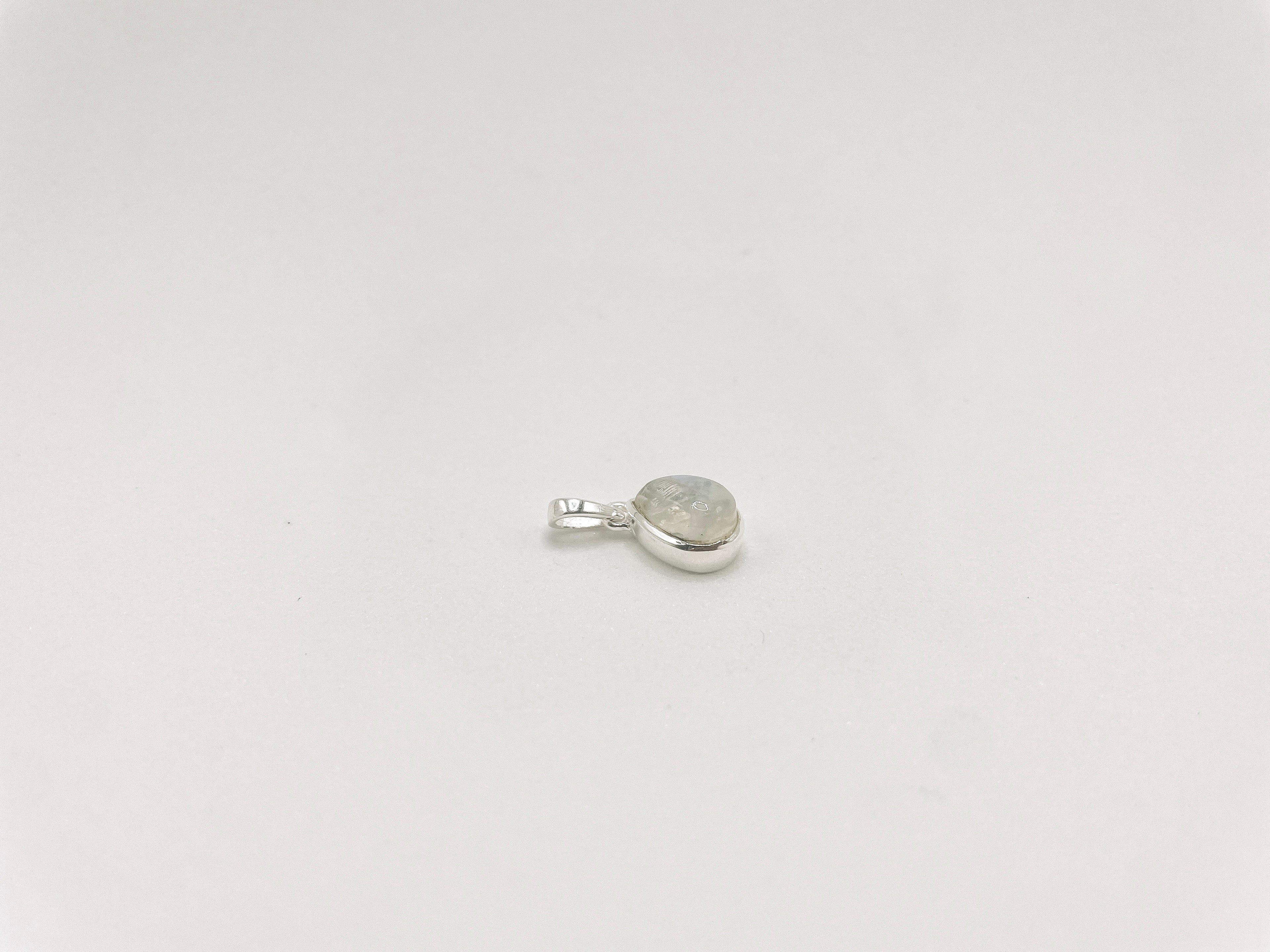 Pingente Pedra da Lua Gota Prata 925 image 3