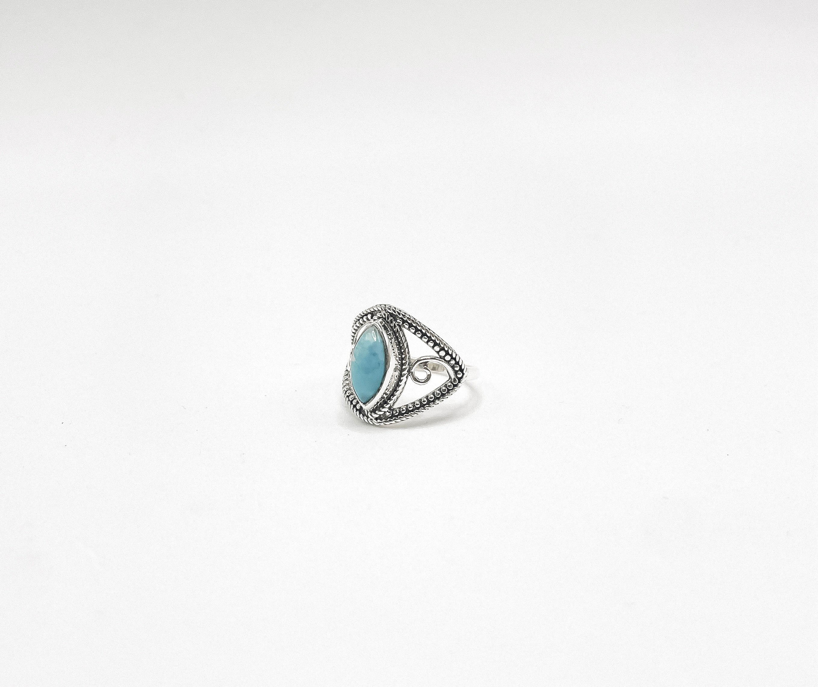 Anel Larimar Prata 925 image 1