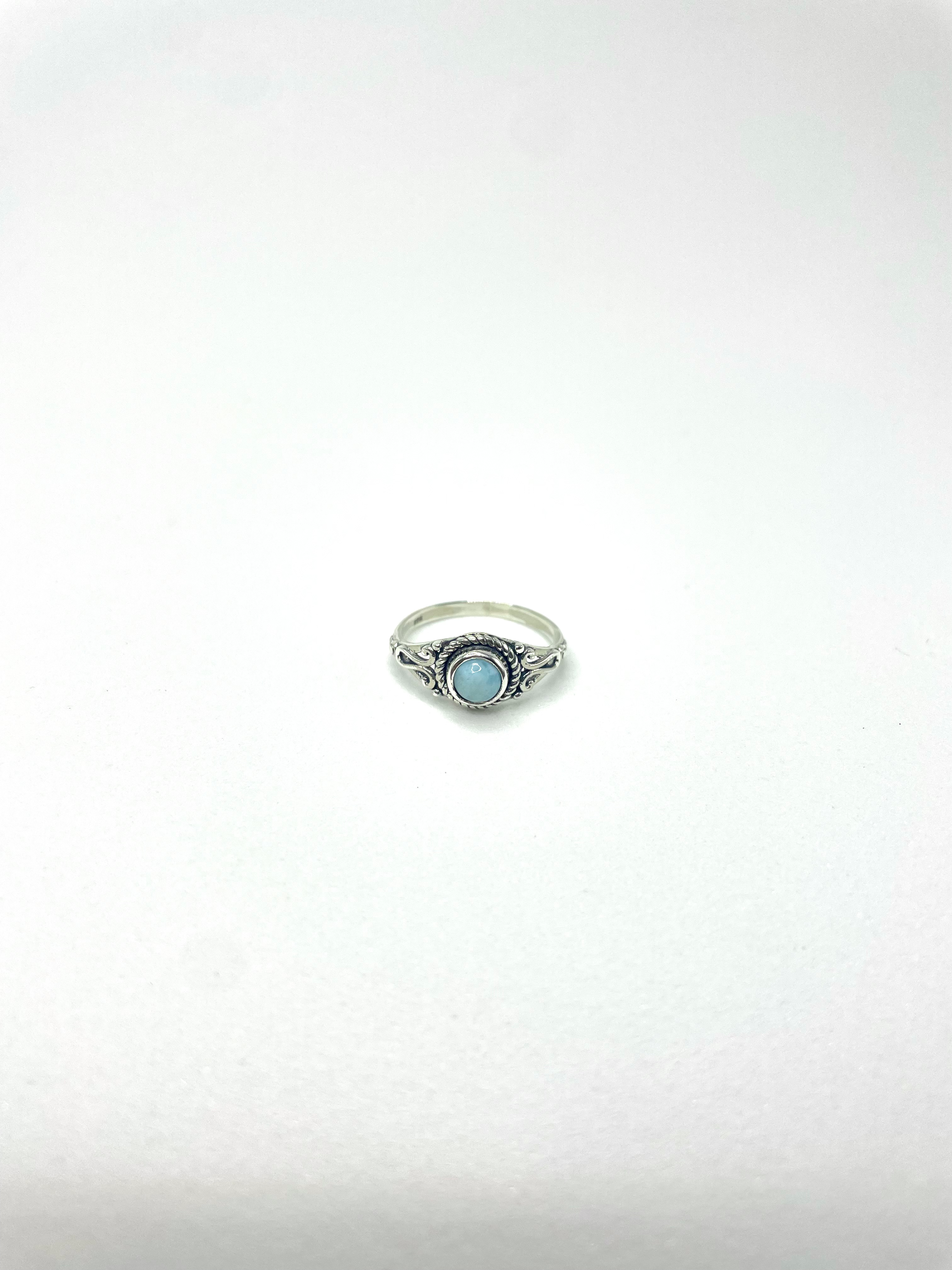 Anel Larimar Boho Prata 925 image 6