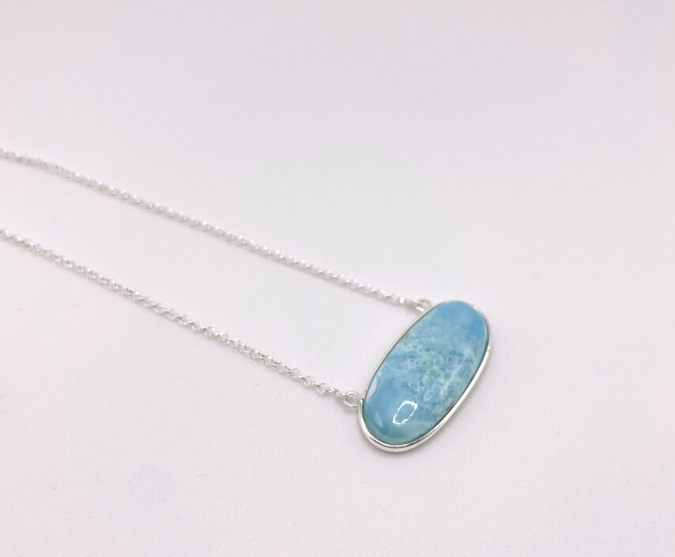Colar Larimar Prata 925 image 1