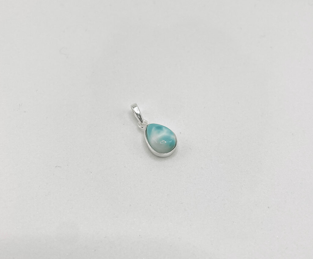 Pingente Larimar Gota Prata 925 image 4