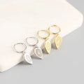 Brinco Argola Click com Olho Grego Prata 925 ou Dourado image 4