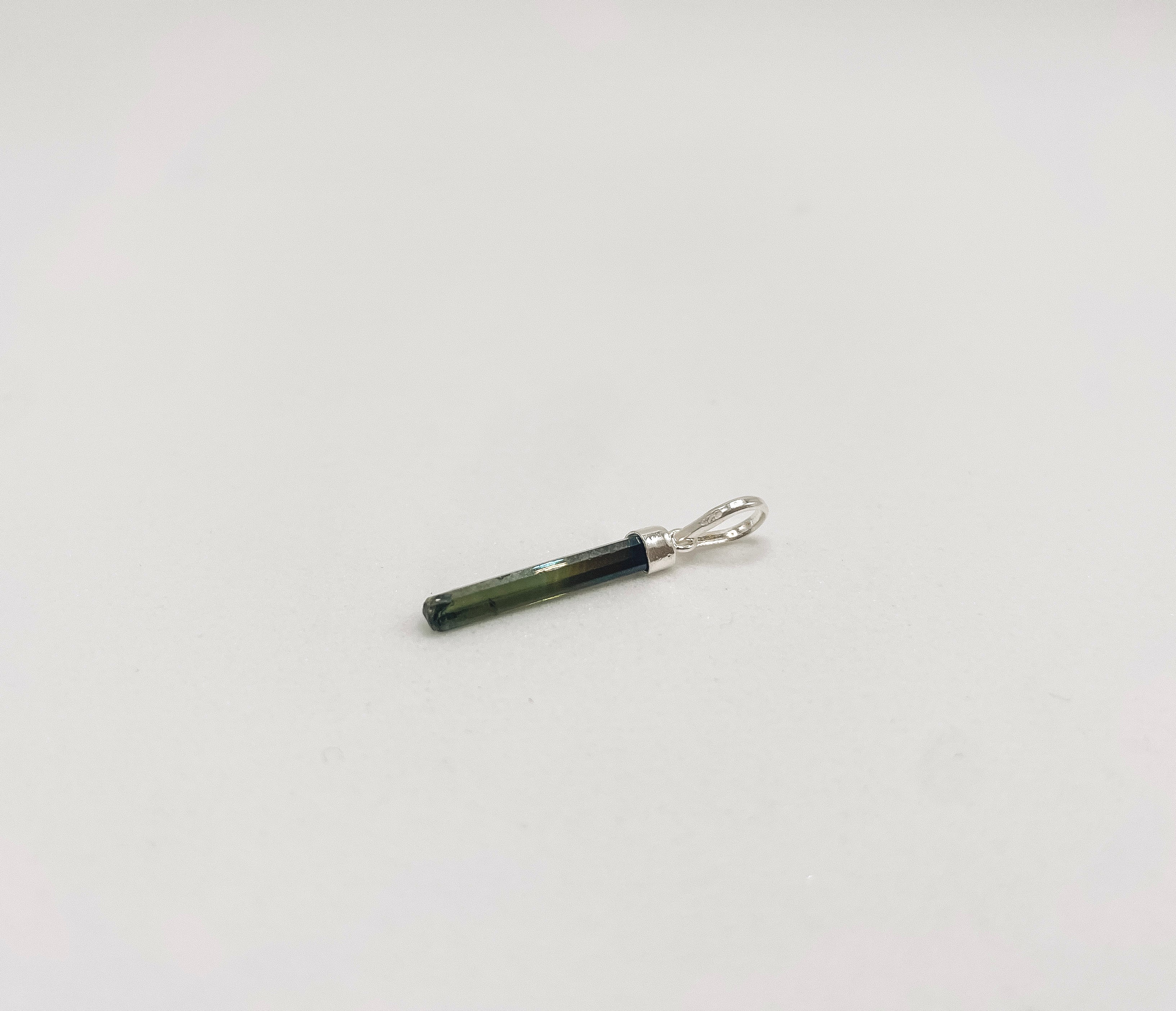 Colar Turmalina Verde Prata 925 image 2
