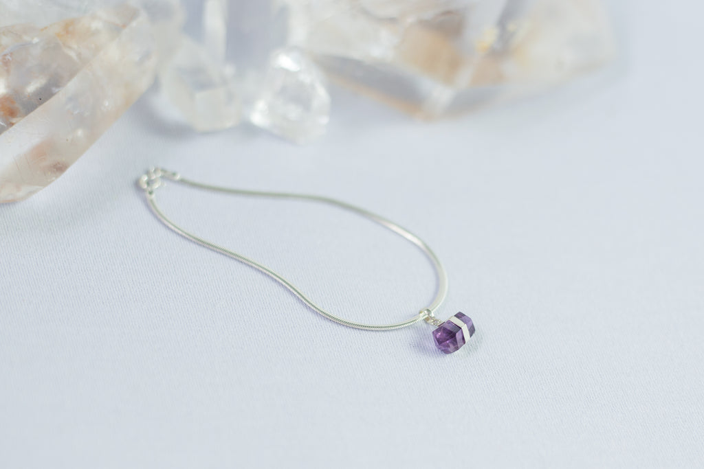 Pulseira Ametista Prata 925 image 1