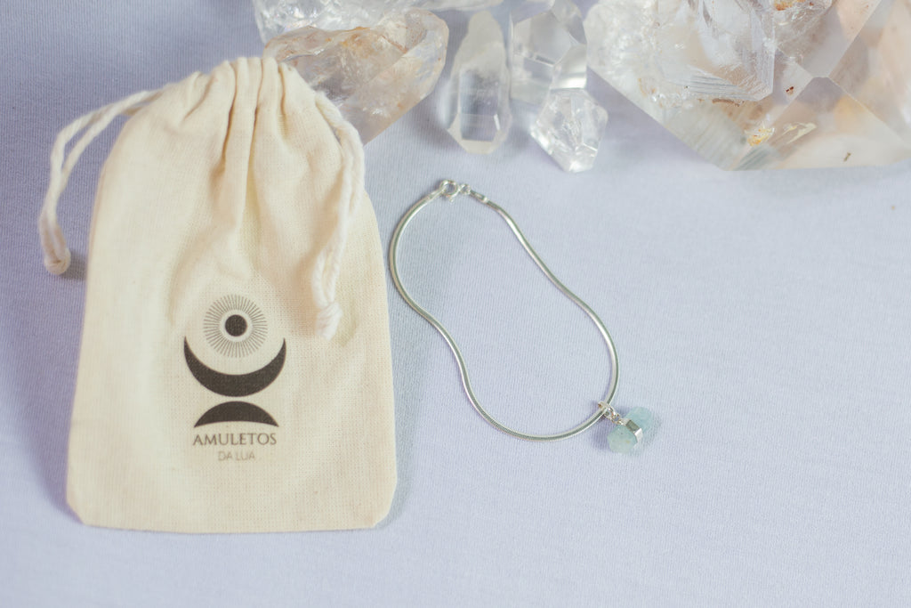 Pulseira Água Marinha Prata 925 image 3