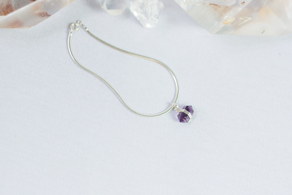 Pulseira Ametista Prata 925 image 6