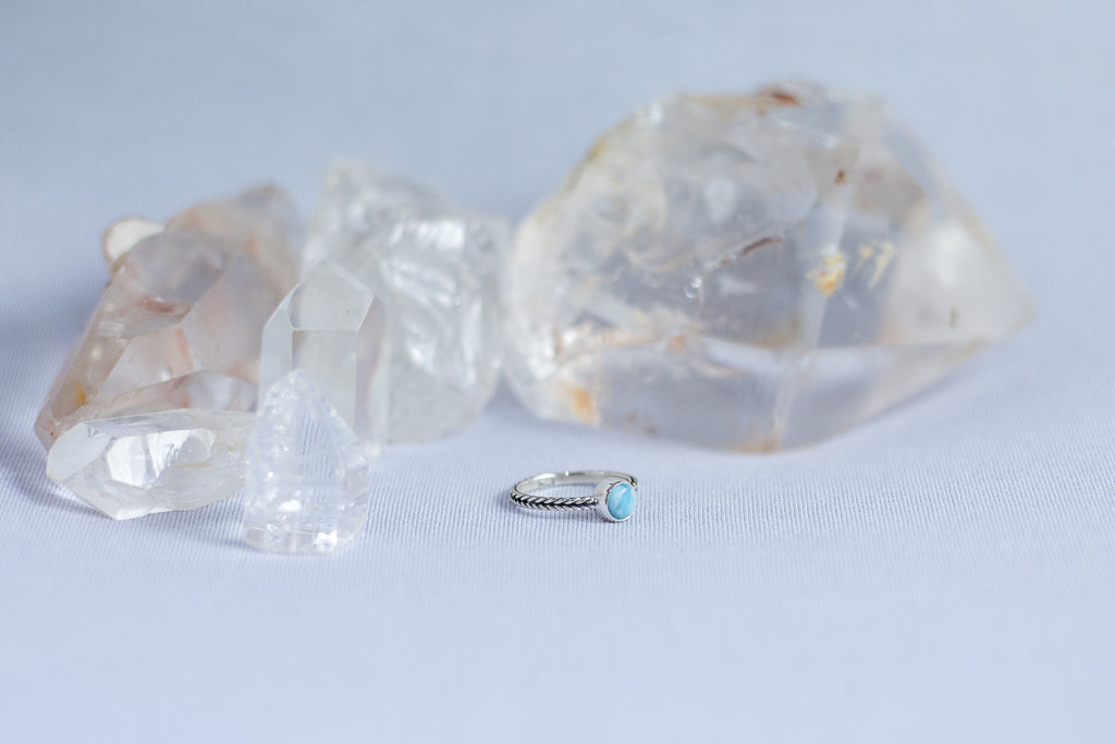 Anel Larimar Prata 925 image 4
