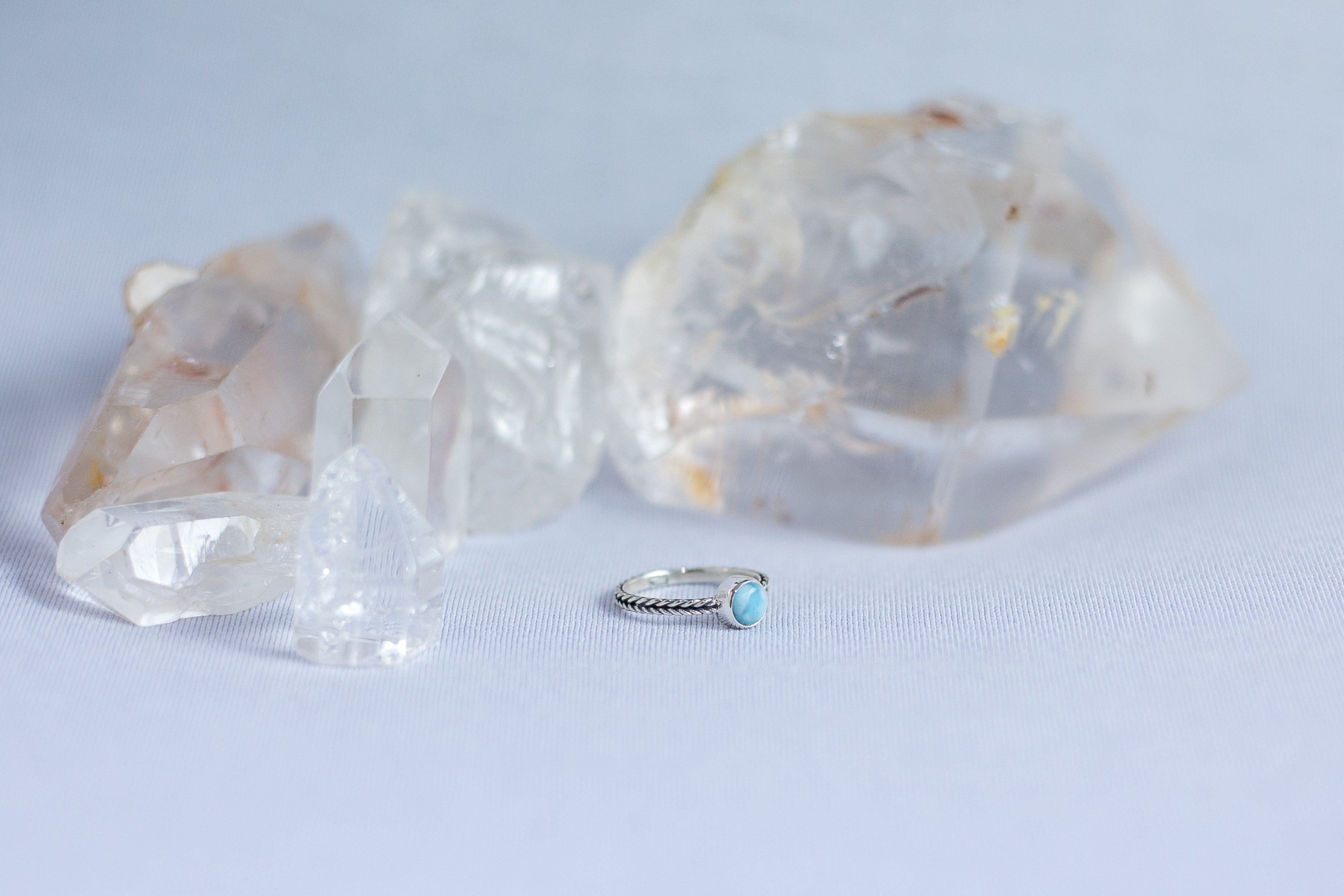 Anel Larimar Prata 925 image 4
