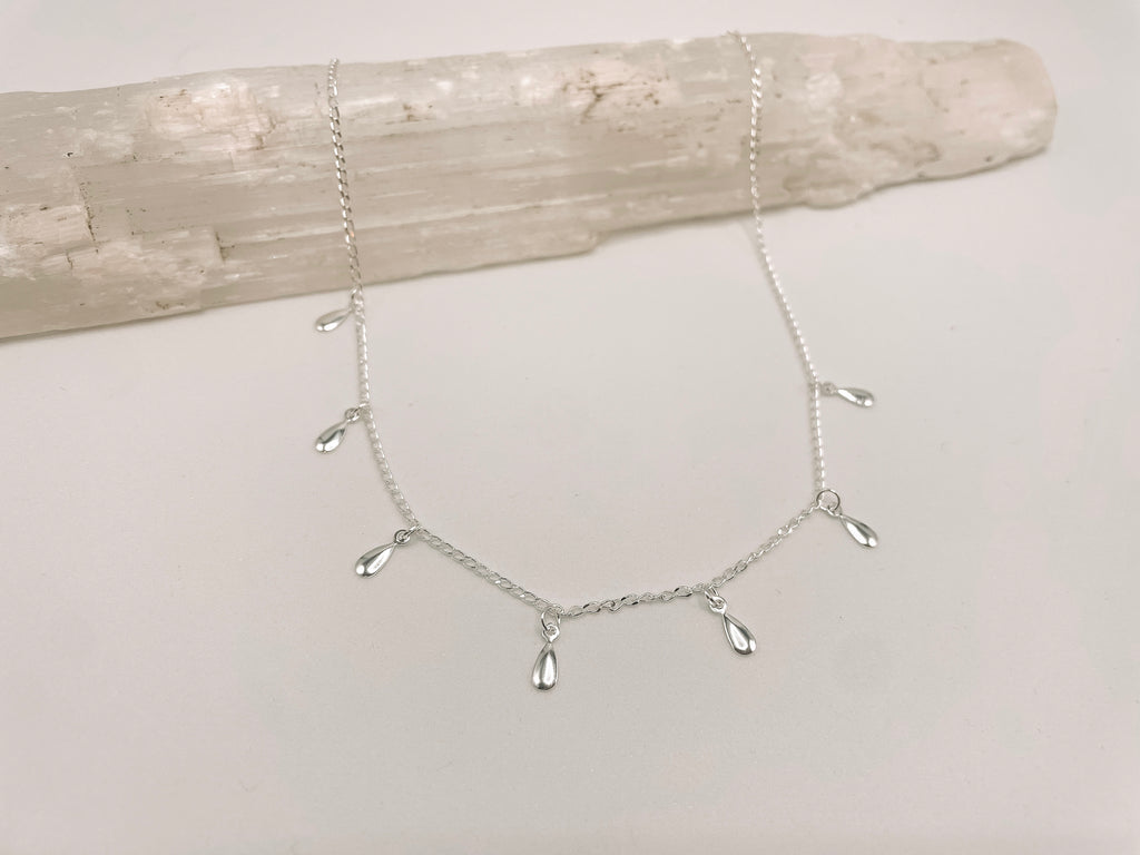 Colar Choker Gota Prata 925 image 0